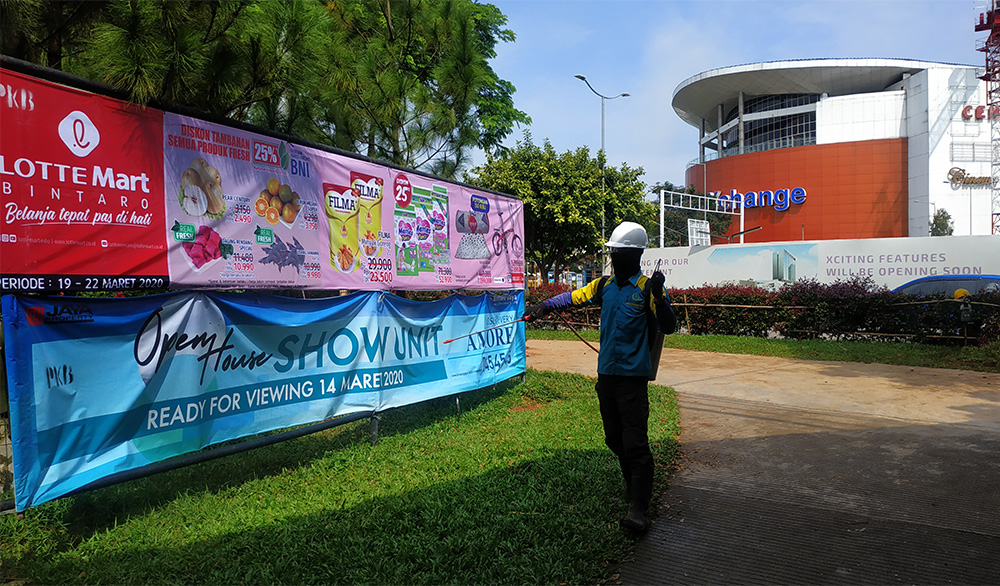 Gambar News @ Aksi Bintaro Jaya Peduli terhadap Pencegahan COVID-19